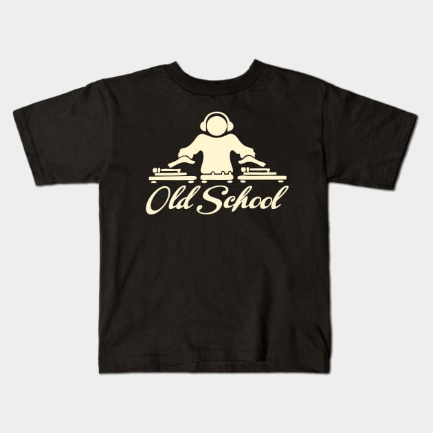 old school music Kids T-Shirt by retroracing